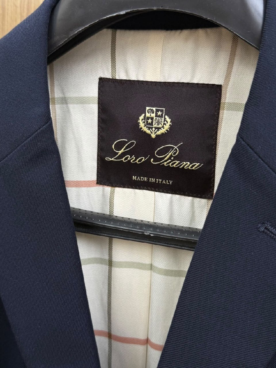 Loro Piana Blazer - Navy, Beige