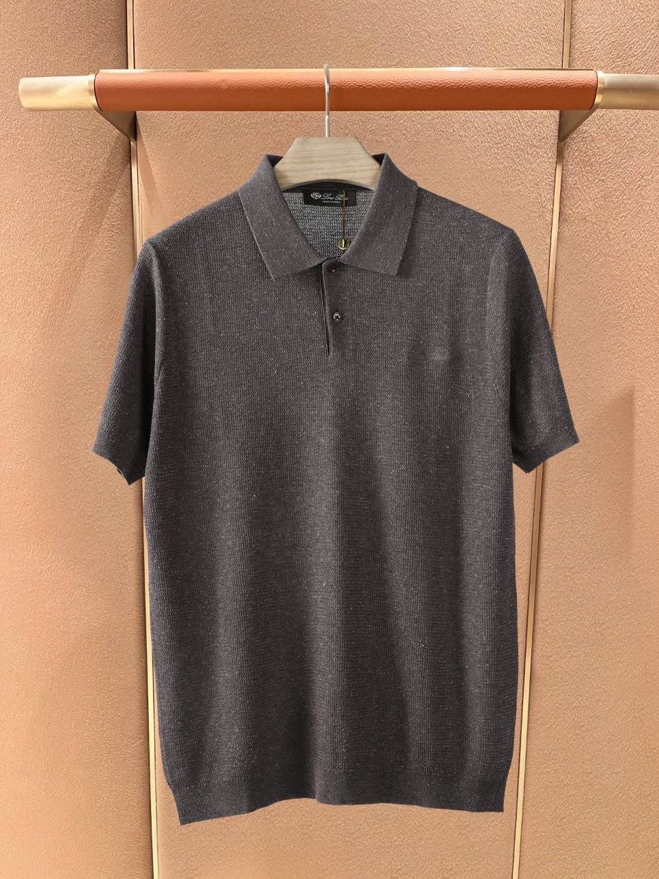 Loro Piana Polo Shirt - Charcoal