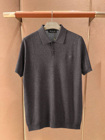Loro Piana Polo Shirt - Charcoal