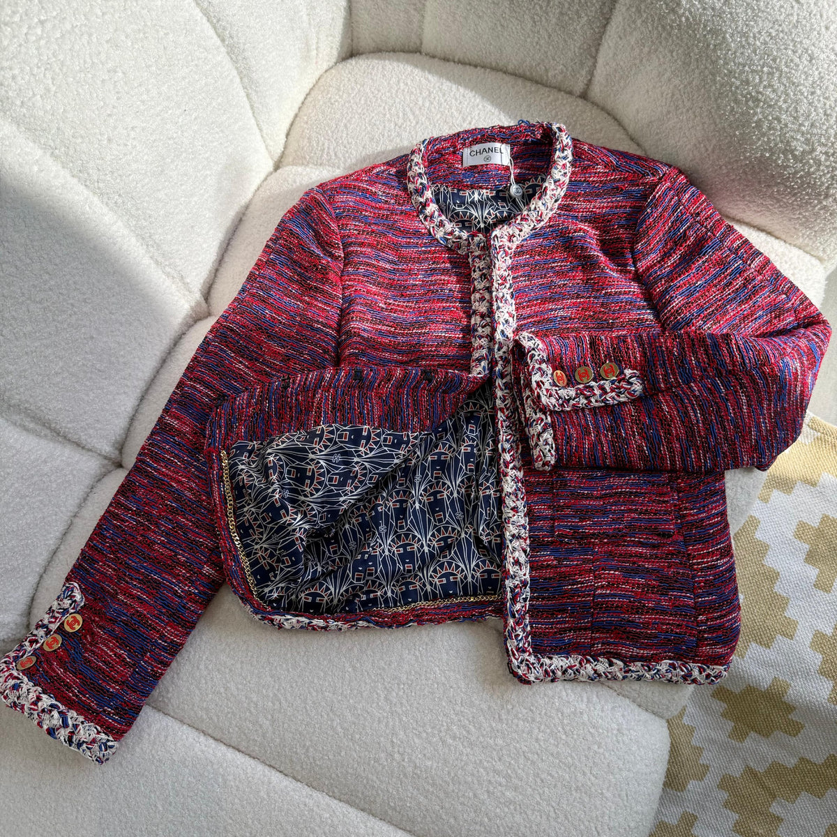 Chanel Jacket Braided Trim - Multi