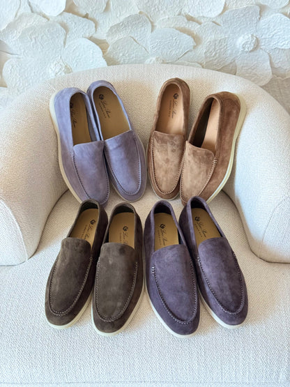 Loro Piana Loafers - Purple, Beige, Brown, Grey