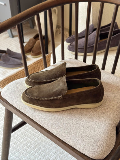 Loro Piana Loafers - Purple, Beige, Brown, Grey