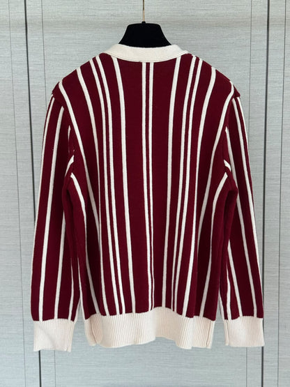 Chanel Cardigan - Burgundy