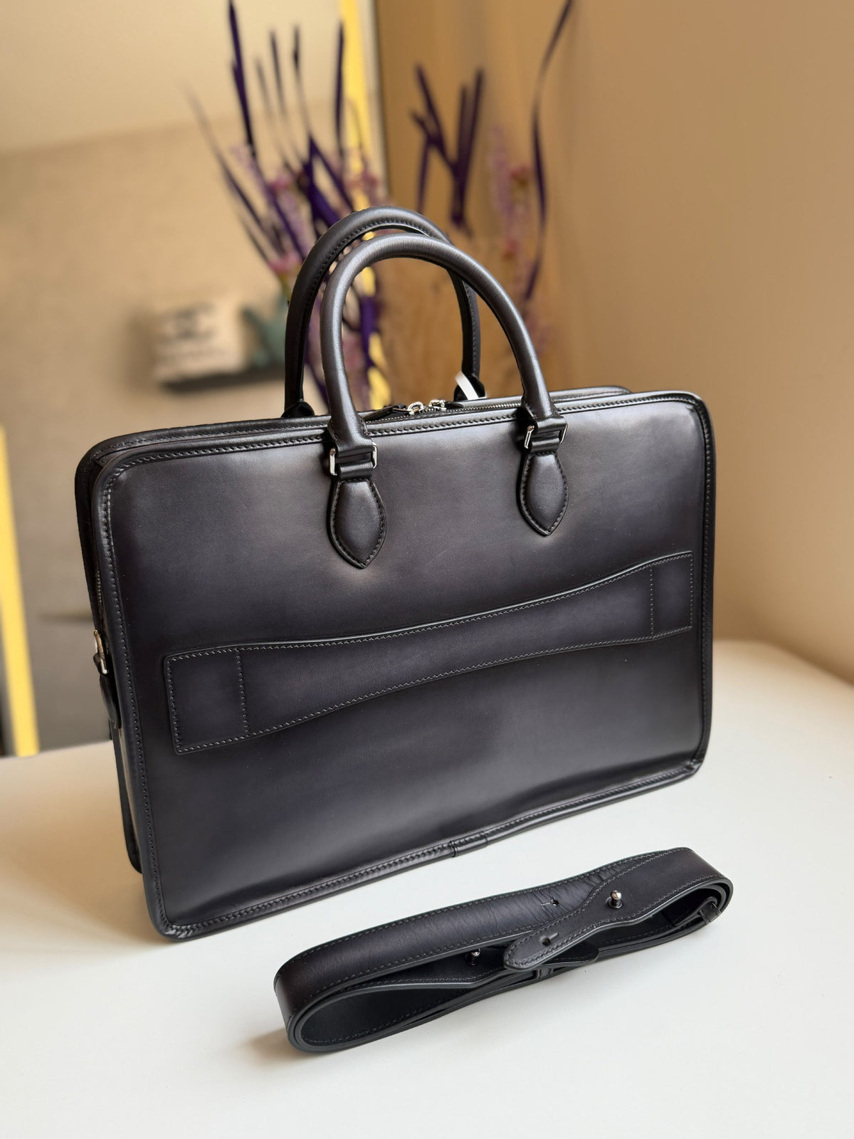 Berluti Laptop Bag - Grey