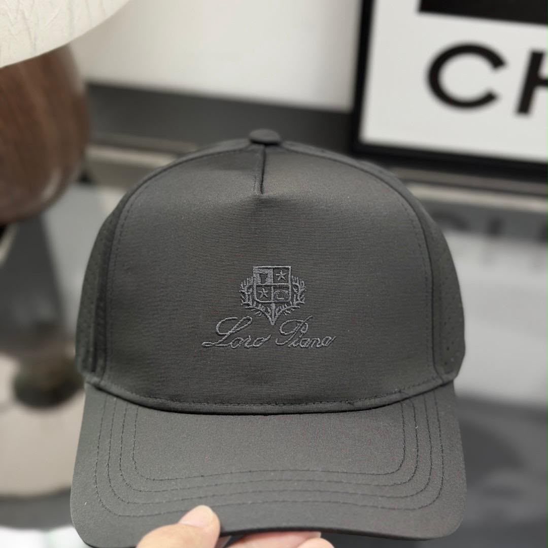 Loro Piana Cap - Dark Grey