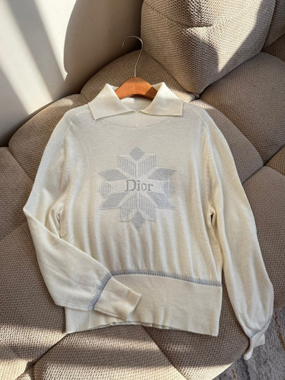 Dior Polo Sweater - White