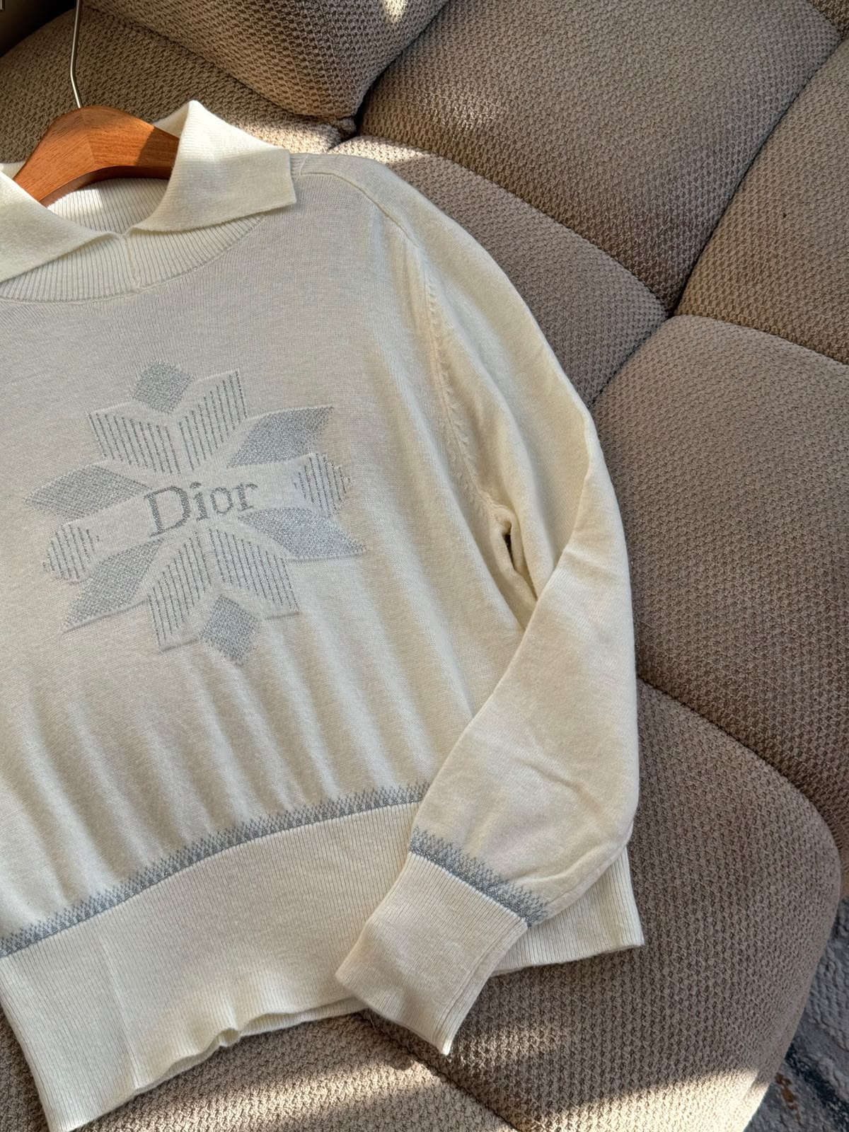 Dior Polo Sweater - White
