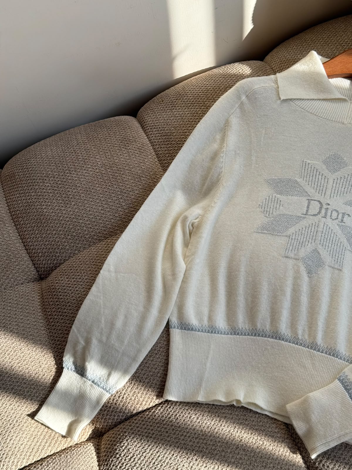 Dior Polo Sweater - White