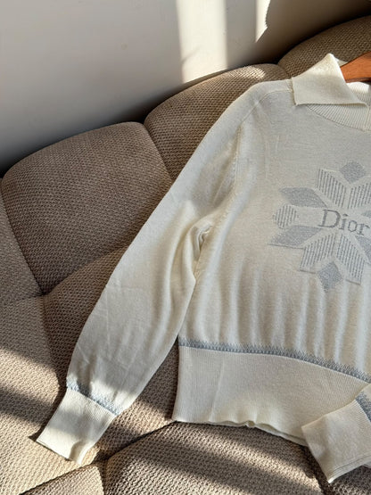Dior Polo Sweater - White