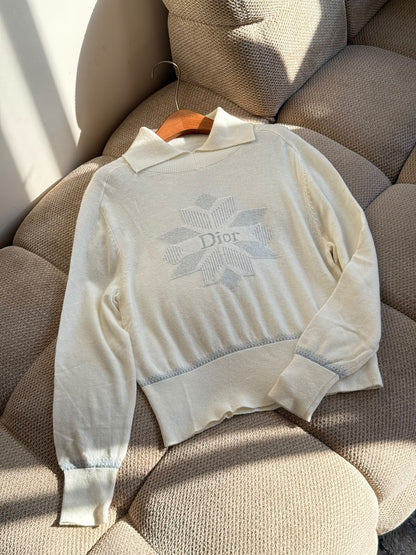 Dior Polo Sweater - White