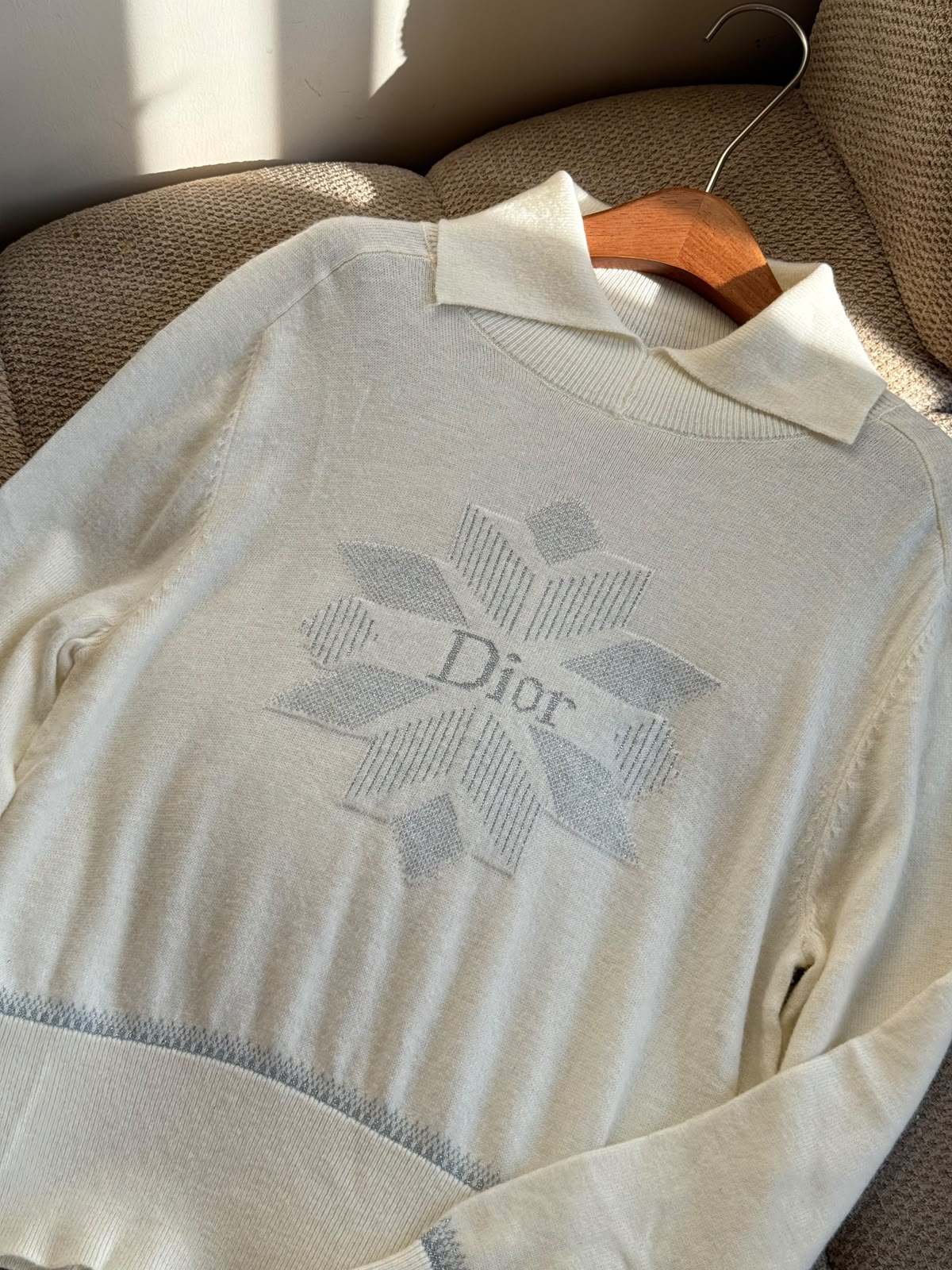 Dior Polo Sweater - White