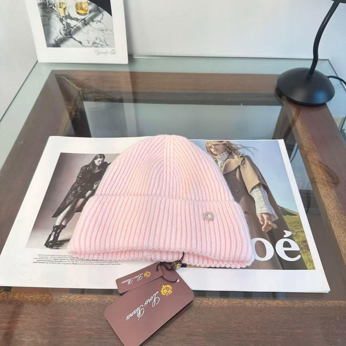 Loro Piana Beanie - Pink