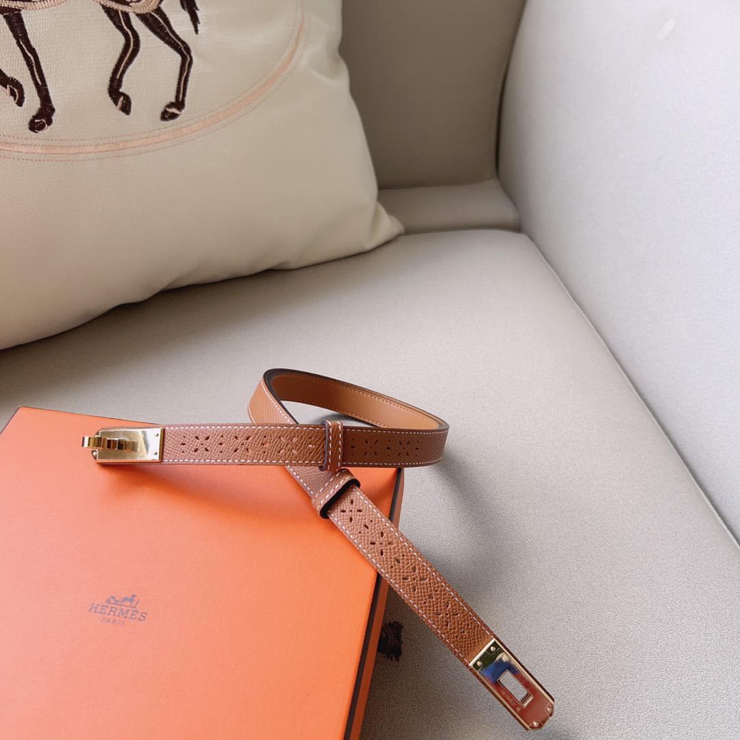 Hermes Cutout Belt - Beige