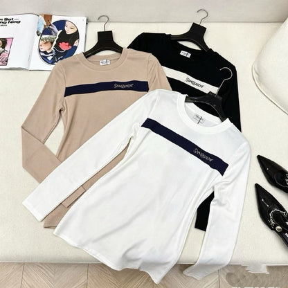 YSL Sweatshirt - Beige, White, Black