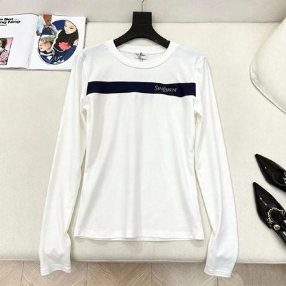 YSL Sweatshirt - Beige, White, Black