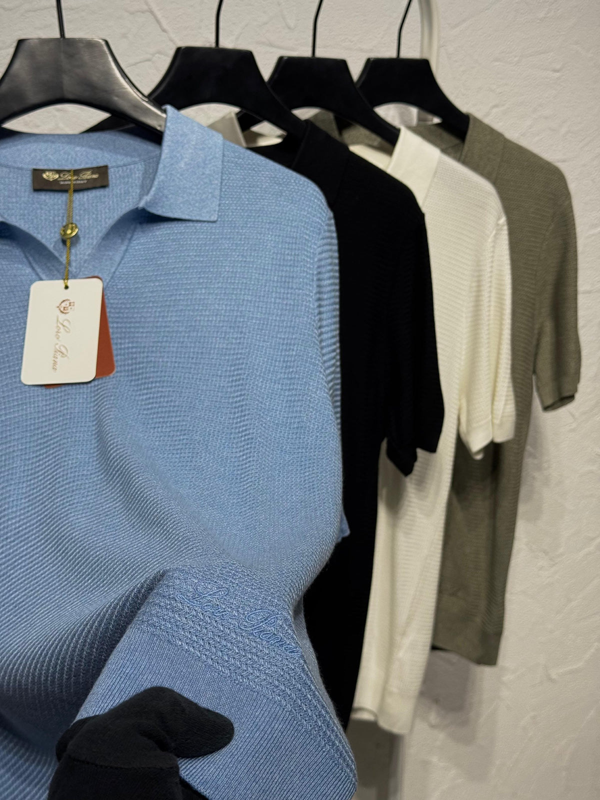 Loro Piana Polo Shirt - Green, Blue, White, Black