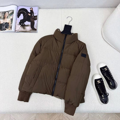 Burberry Puffer Jacket - Brown