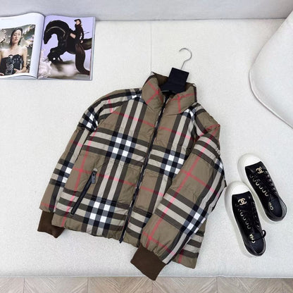 Burberry Puffer Jacket - Brown