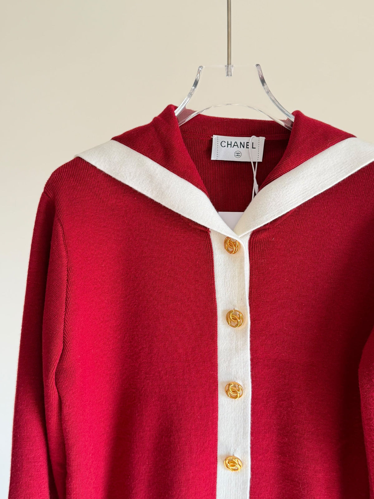 Chanel Cardigan - Red