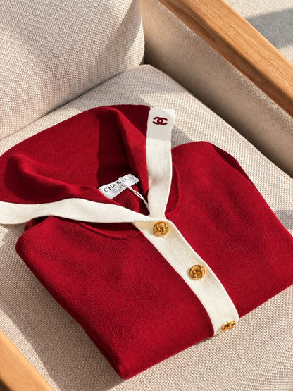Chanel Cardigan - Red