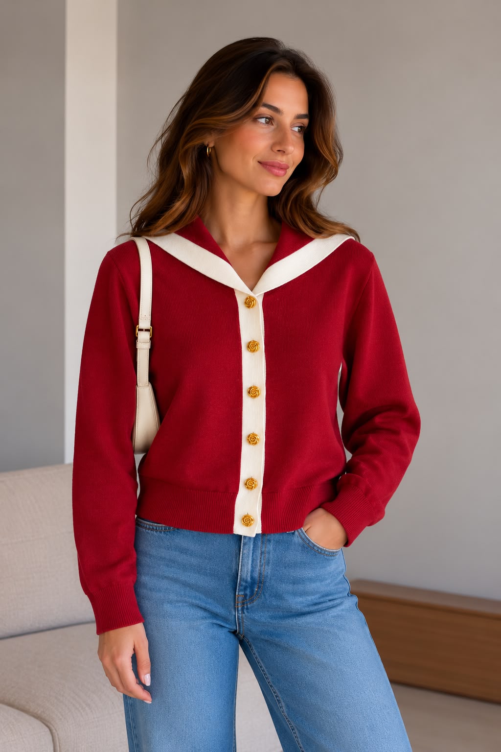 Chanel Cardigan - Red