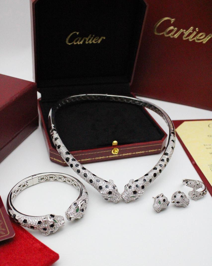 Cartier Jewelry Set - Silver