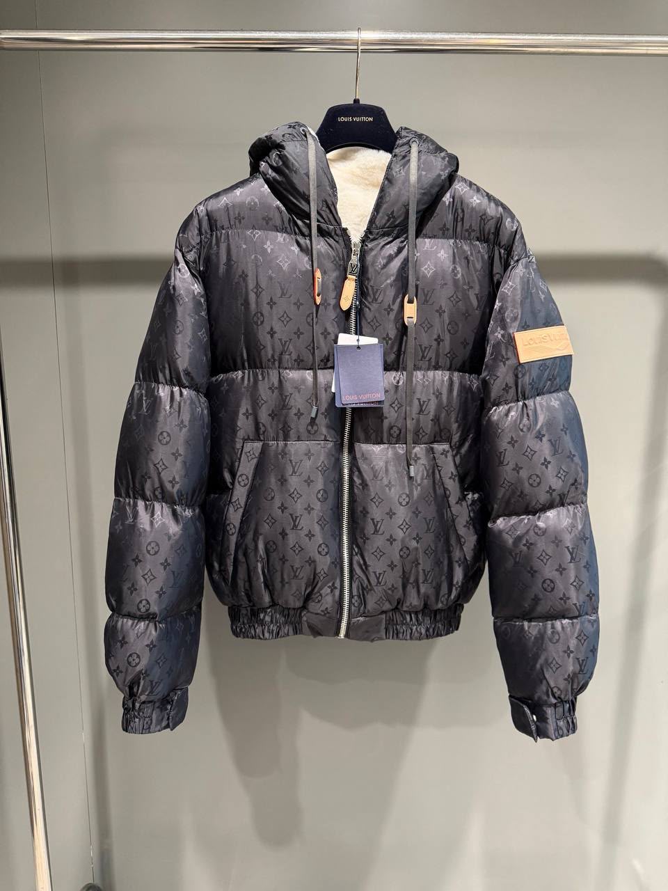 Louis Vuitton Hooded Jacket - Dark Grey Monogram