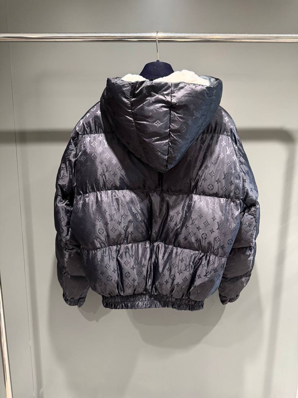Louis Vuitton Hooded Jacket - Dark Grey Monogram