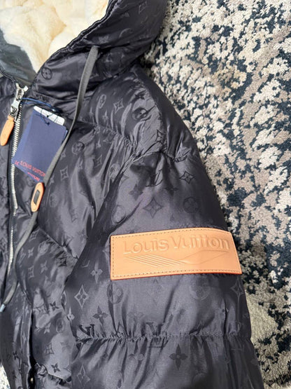 Louis Vuitton Hooded Jacket - Dark Grey Monogram