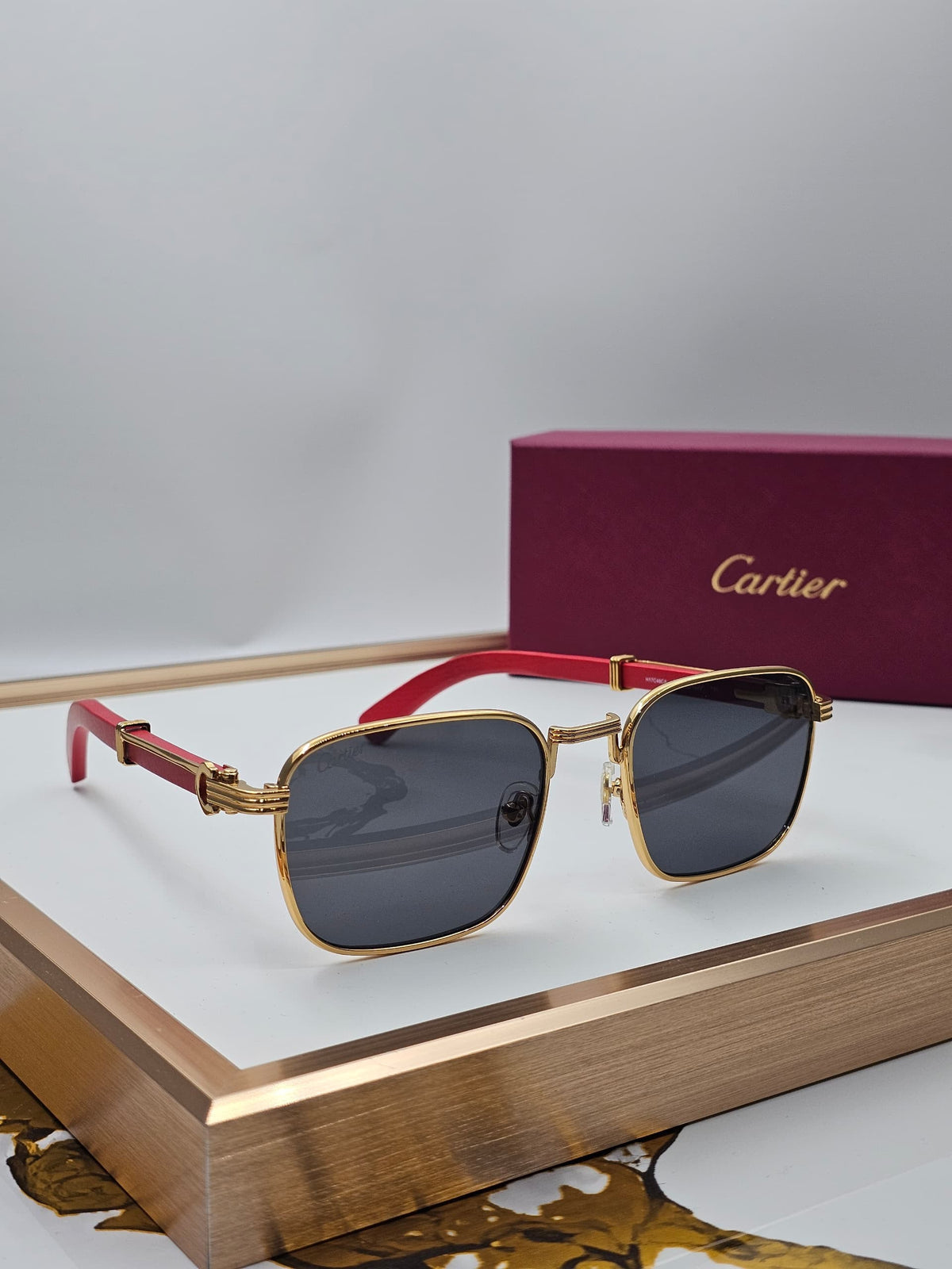 Cartier Sunglasses - Gold & Grey