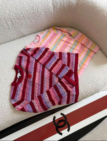 Chanel Sweater - Pink, Burgundy
