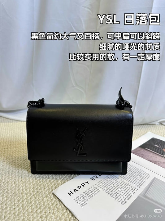 Saint Laurent Shoulder Bag - Black