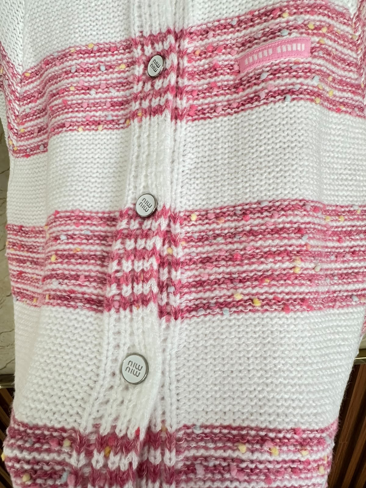 Miu Miu Cardigan - White