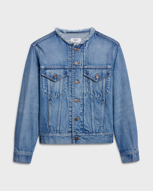Celine Double-Pocket Jacket - Blue