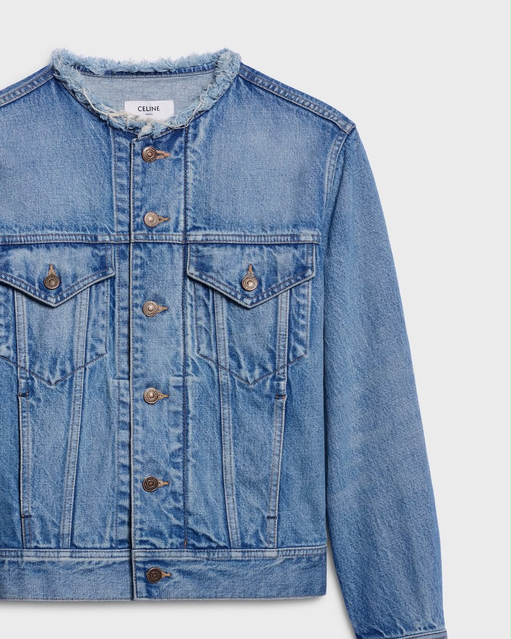 Celine Double-Pocket Jacket - Blue