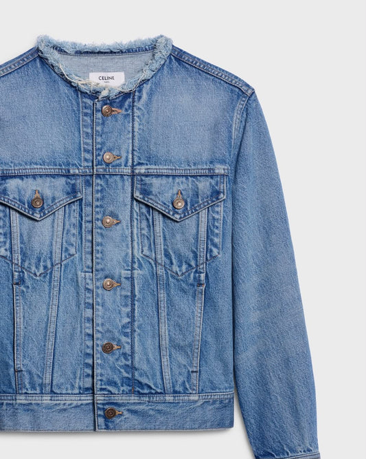 Celine Double-Pocket Jacket - Blue