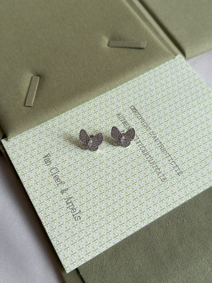 Van Cleef & Arpels Butterfly Earrings - Silver