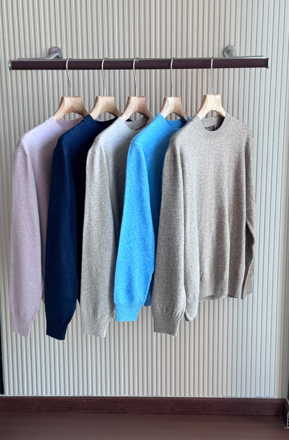 Loro Piana Crewneck Sweater - Pink, Navy, Dark Grey, Blue, Grey