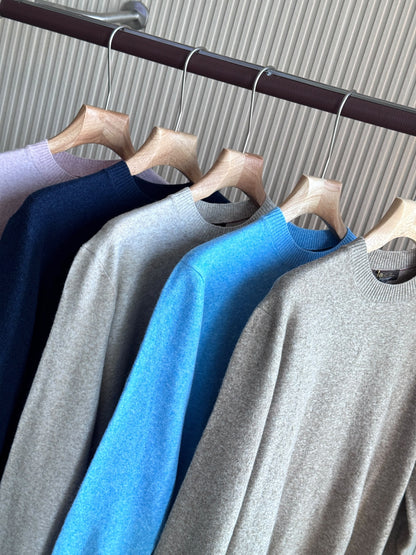 Loro Piana Crewneck Sweater - Pink, Navy, Dark Grey, Blue, Grey
