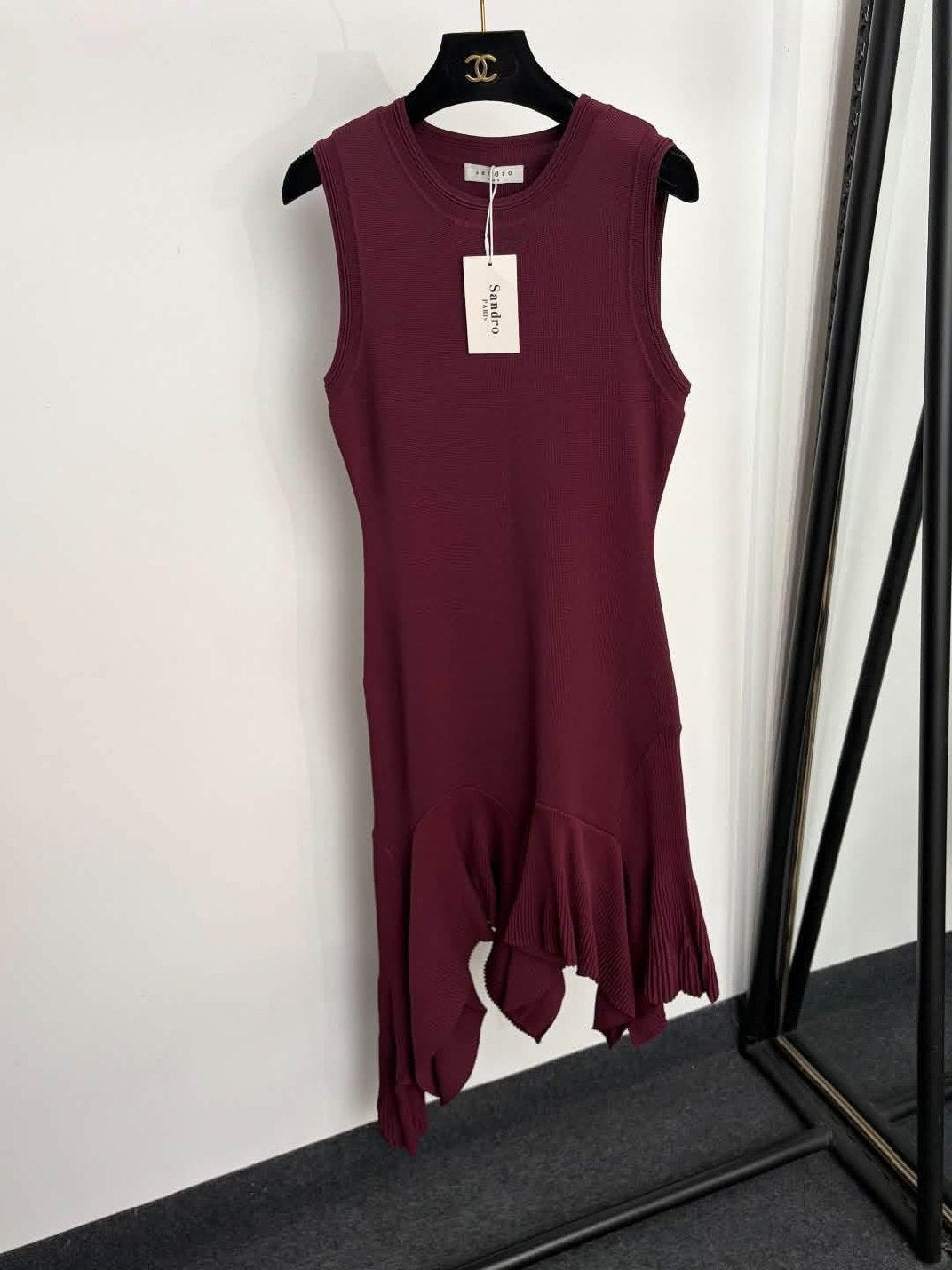 Sandro Dress - Burgundy