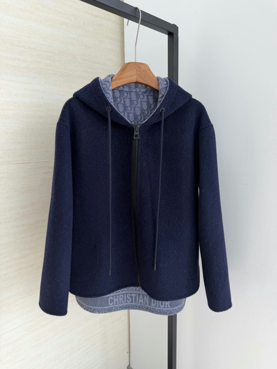 Dior Hooded Jacket - Navy