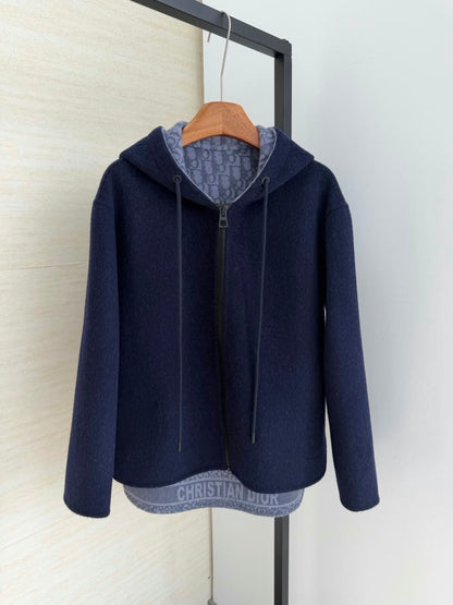 Dior Hooded Jacket - Navy