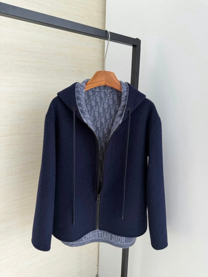 Dior Hooded Jacket - Navy