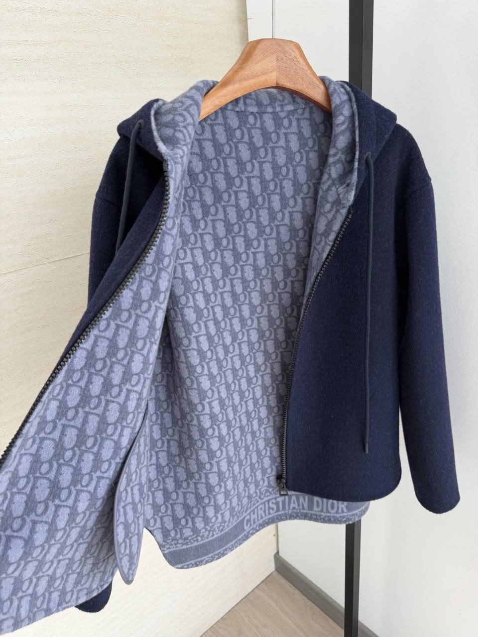 Dior Hooded Jacket - Navy