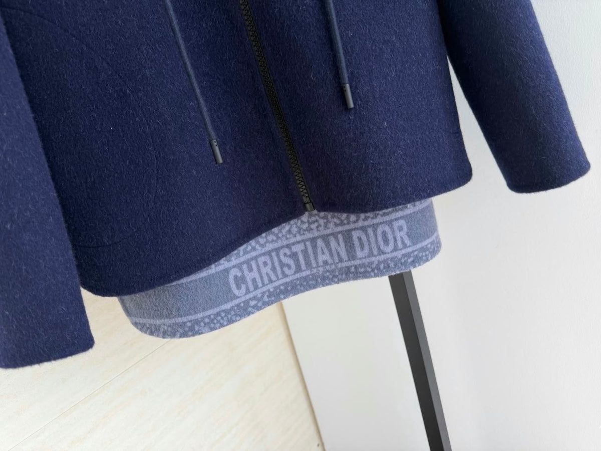 Dior Hooded Jacket - Navy
