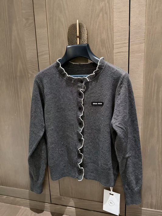 Miu Miu Cardigan - Grey