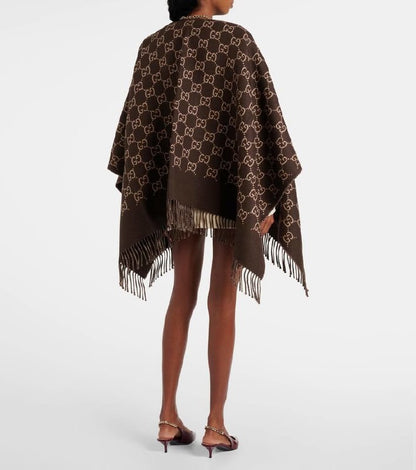 Gucci Poncho - Brown Monogram