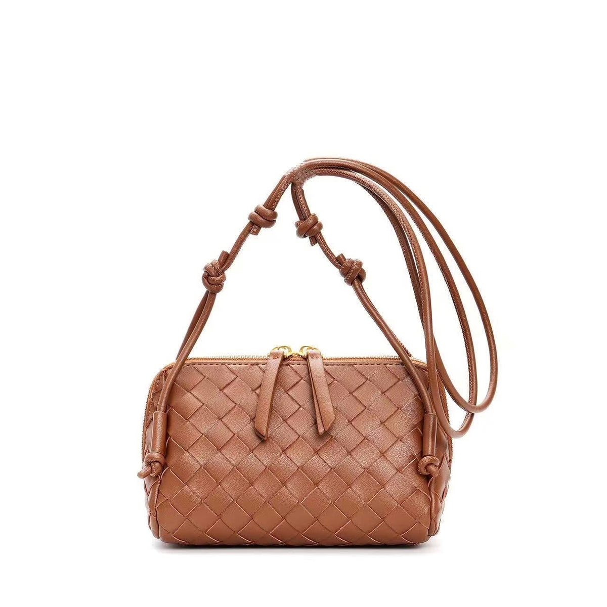 Bottega Crossbody Bag - Brown