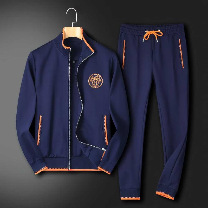 Fendi Tracksuit - Navy & Orange