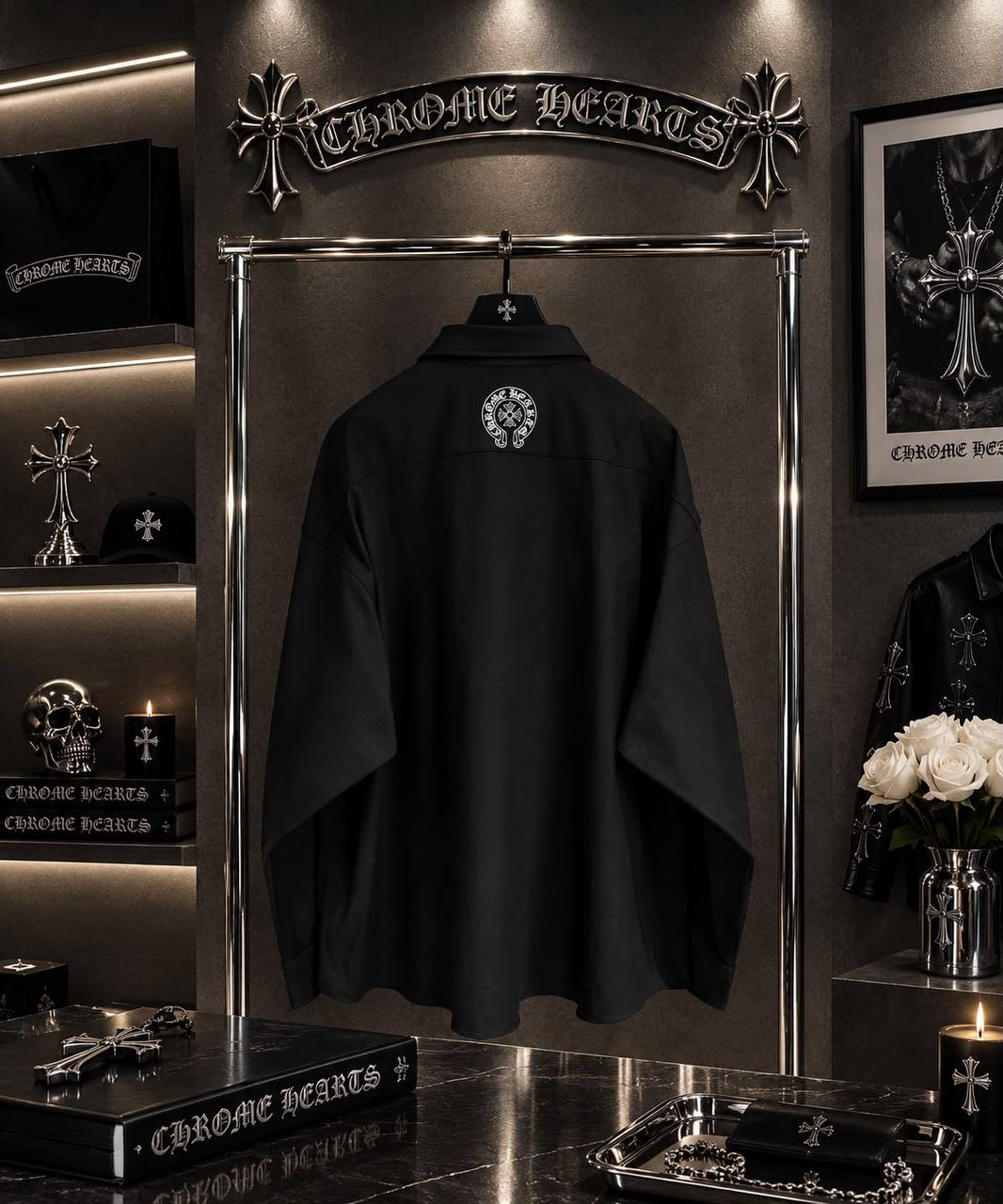 Chrome Hearts Long Sleeve Shirt - 